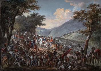 Keizer Alexander I (1777-1825) en zijn entourage passeerden de Vogezen in juli 1815