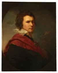 Portret van de Russische dichter Apollon Maikov (1761-1838)