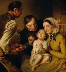 Het leren bidden (Familie Reiter)