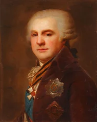 Portret van graaf Alexander Nikolayevich Samoylov 1744-1814, na 1796