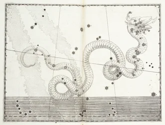 Constellatie van Serpens Caput en Serpens Cauda, ca. 1603