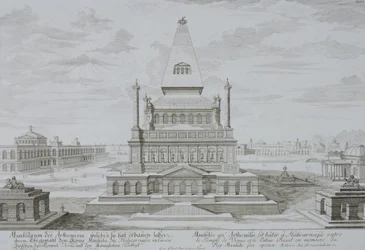 Mausoleum van Halicarnassus, Bodrum, Turkije, uit 