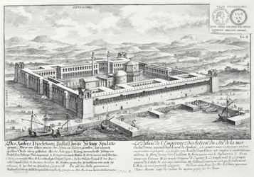 Paleis van Diocletianus (245-313), Split, Joegoslavië, uit 