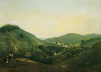 Landschap bij Kalksburg