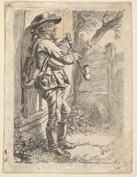 De doedelzakspeler, 1819