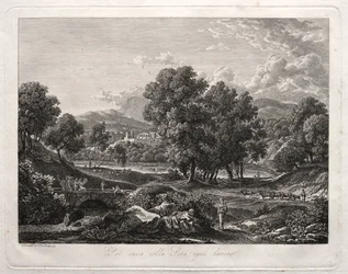 Heroïsch Landschap: De Dans van de Herder op de Brug