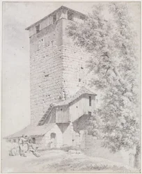 De vijfhoekige toren in Neurenberg