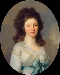 Portret van Henriette Gräfin von Egloffstein