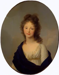 Portret van koningin Louise van Pruisen, 1776-1810, 1798.
