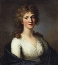 Portret van Sara Anna von Miltitz 1774-1819