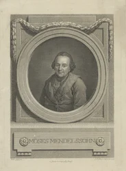 Portret van Moses Mendelssohn 1729-1786, 1772