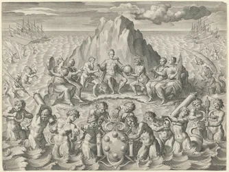 Allegorie op Francesco II de