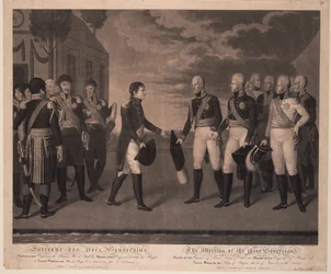 Tilsit Ontmoeting van Drie Monarchen in juli 1807, 1808