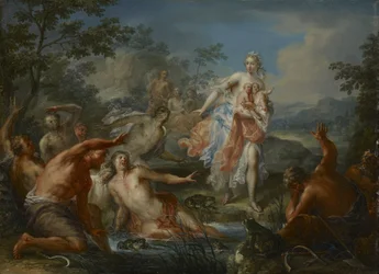 Latona verandert de Lycische boeren in kikkers, c.1730