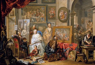 Atelier van de schilder