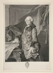 Portret van Abel François Poisson de Vandières, Markies van Marigny (1727-1781)