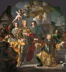 Keizer Karel VI en Graaf Michael Johann von Althann