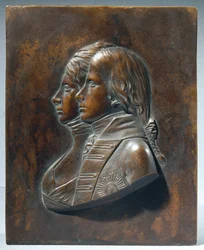 Friedrich Wilhelm III. als kroonprins met echtgenote Luise van Mecklenburg-Strelitz