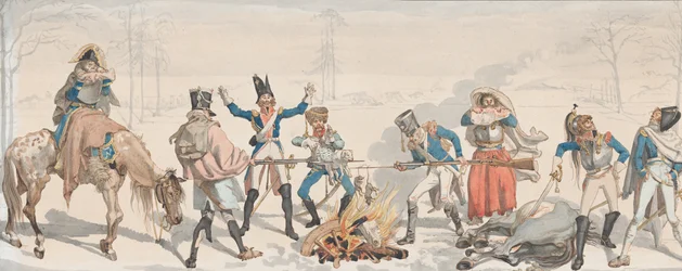Lunch aan de vork Le Déjeuner à la Fourchette, 1813