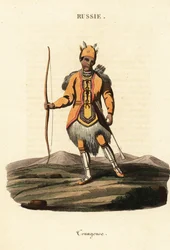 Man van het nomadische Evenki-volk