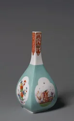 Saki Fles, fabrikant Meissen Porselein Fabriek, Duitsland, c.1730