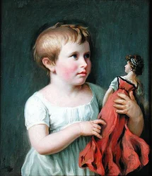 Kinderportret van Cornelia Wilhelmine Amsinck, de toekomstige vrouw van burgemeester Dammert (1800-61)