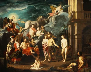 De Presentatie van Pandora door Vulcanus