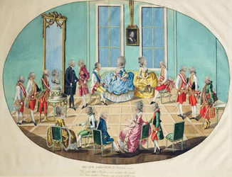 Nieuwjaarsviering in Wenen in 1782