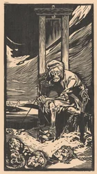 De dood door een guillotine