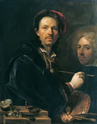 Zelfportret aan de Ezel