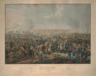 Na de Volkerenslag: vorst Schwarzenberg brengt op 18 oktober 1813 het nieuws van de overwinning