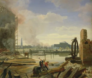 Hamburg na de brand van 1842, 1842
