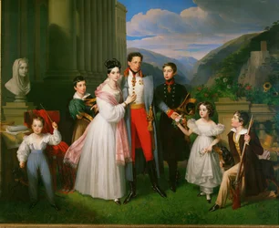 Aartshertog Karl, opperbevelhebber van de keizerlijke troepen tijdens de Napoleontische oorlogen ...
