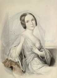 Portret van Henriette Gertrude Sontag (1806-54)