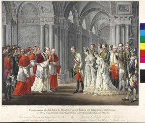 Ontvangst bij de Paus 1819