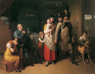 Het afscheid van de landweerman