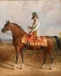 Aartshertog Carl te paard