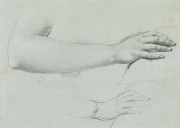 Handstudie voor "Arindal en Daura"