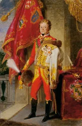 Ignaz Graaf Gyulay van Naros-Nemeth en Nadaska in Hongaarse uniform