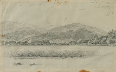 Landschap voor 