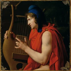Orpheus bij het graf van Eurydike
