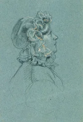 Studie voor "Terugkeer van keizer Franz uit Pressburg"