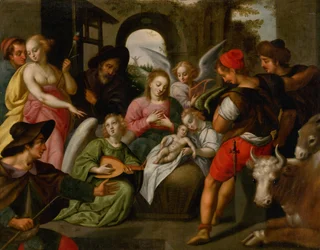 De aanbidding van de herders, ca. 1600