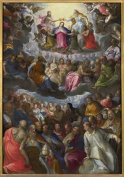 De kroning van de Maagd, ca. 1598