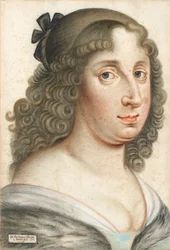 Portret van Koningin Christina van Zweden 1626-1689, 1657