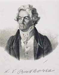 Portret van Ludwig van Beethoven