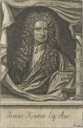 Portret van Sir Isaac Newton 1642-1727, 1715