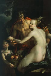 Bacchus, Venus en Cupido