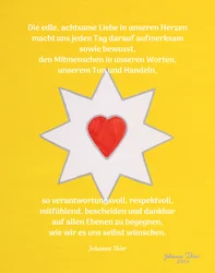 De vreugdebrengende hartliefde-ster - Versie 1