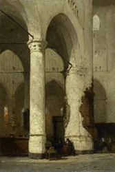 Interieur van de Hooglandse kerk